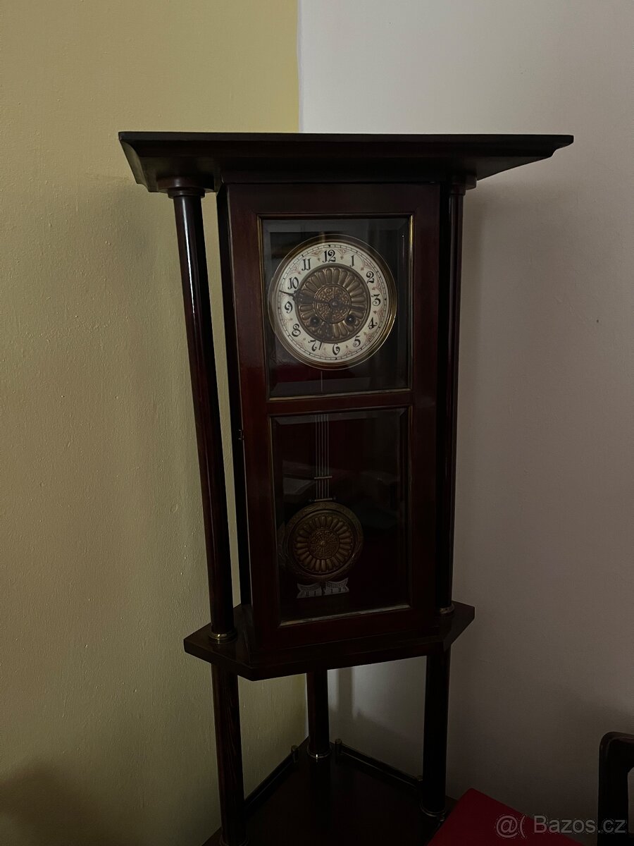 Starožitné secesní stojací hodiny - 2