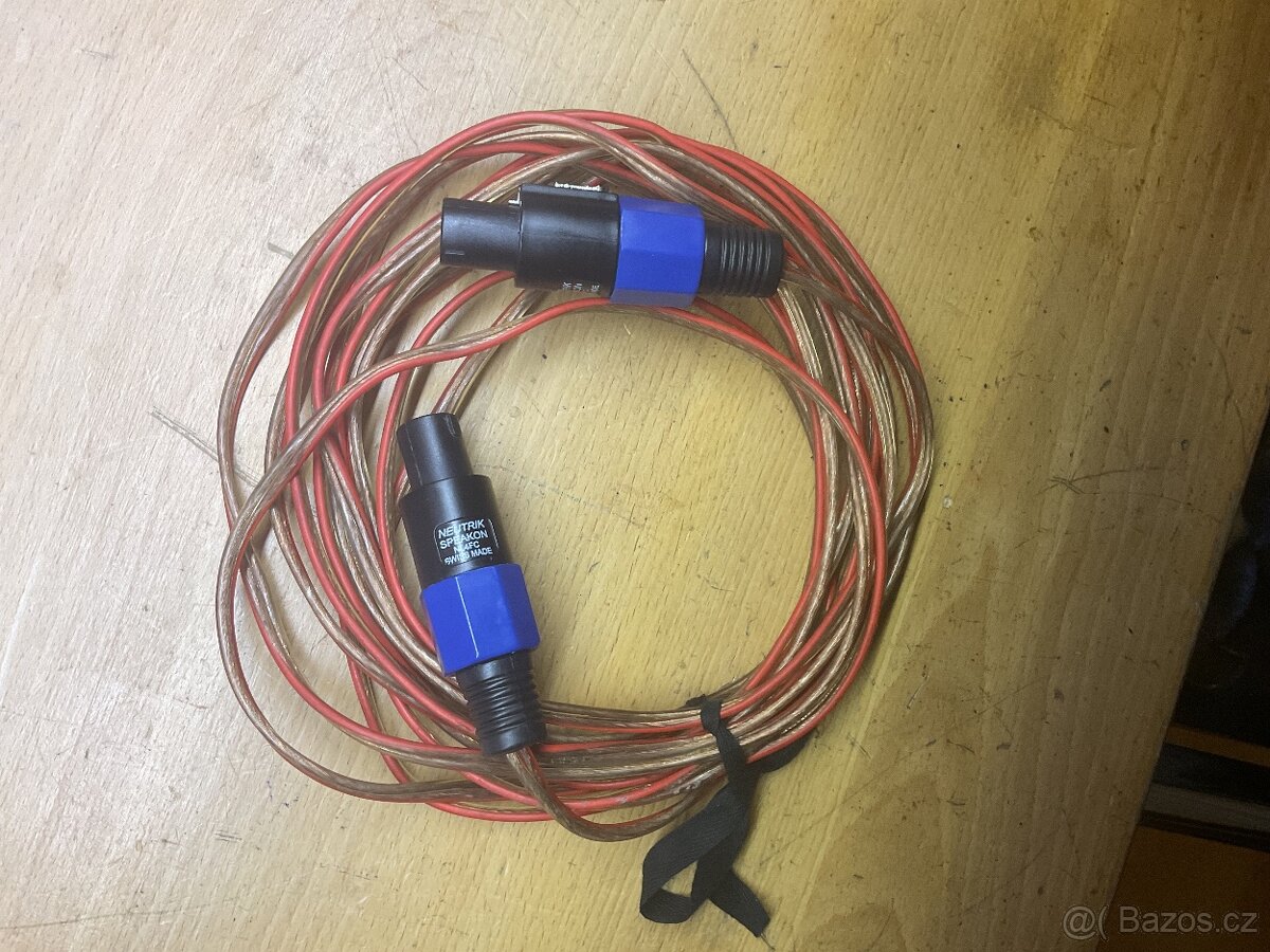 repro kabely speakony 5-20m , vice ks z vystavy - 2