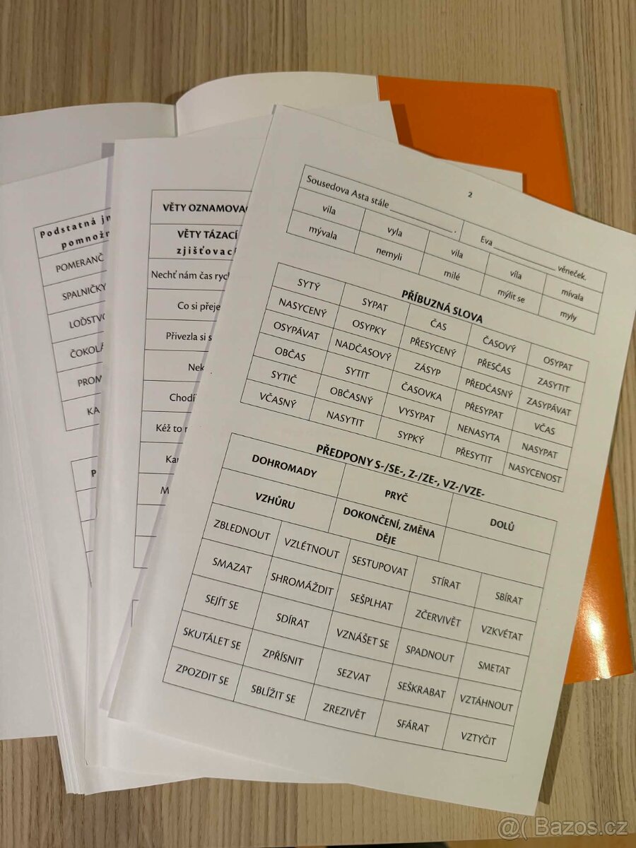 Diktáty a testy pro 6. třídu - 2