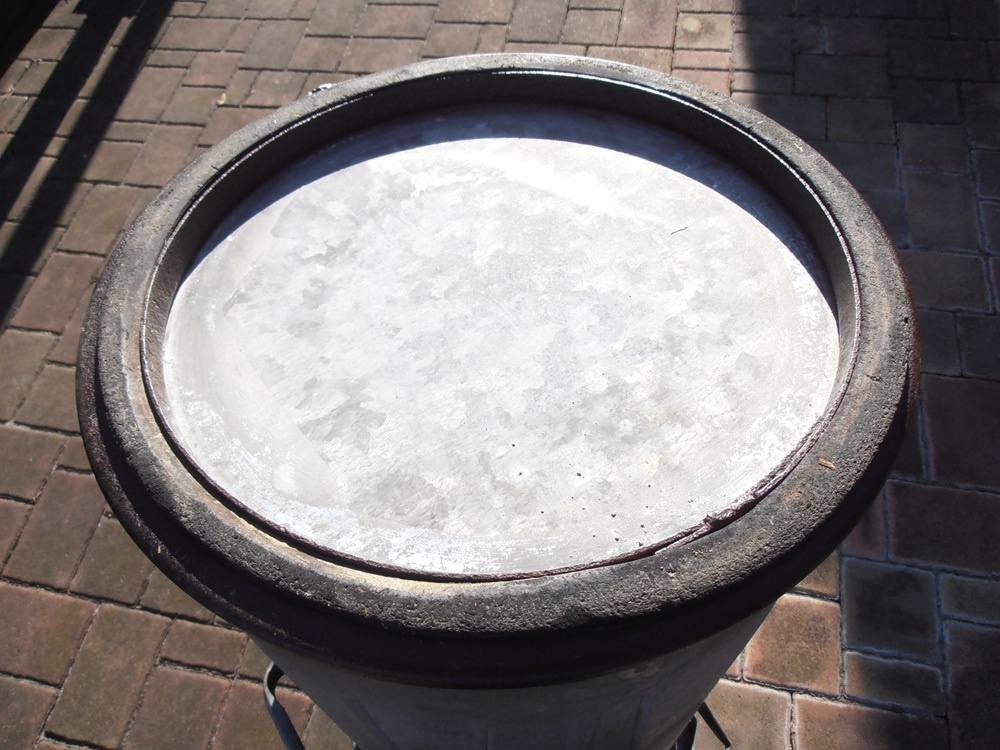 popelnice plechová - 2