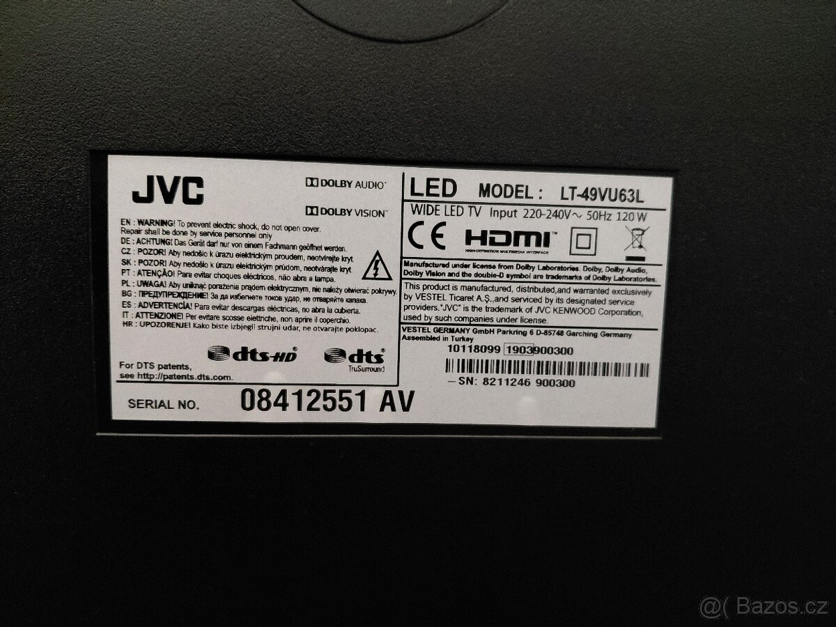 Televize JVC 49" 4k - 2