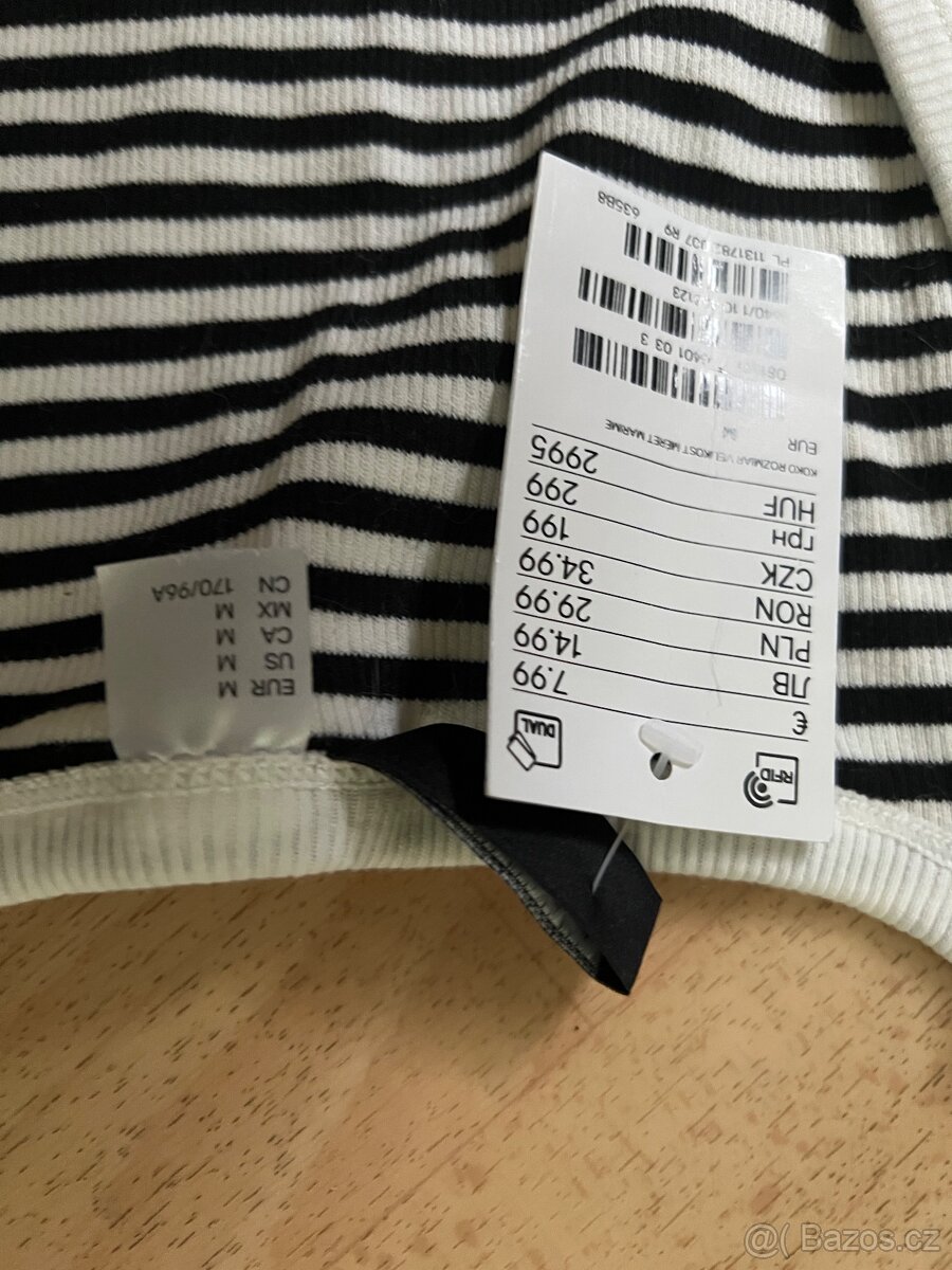 Pruhované tílko nové vel.M H&M - 2