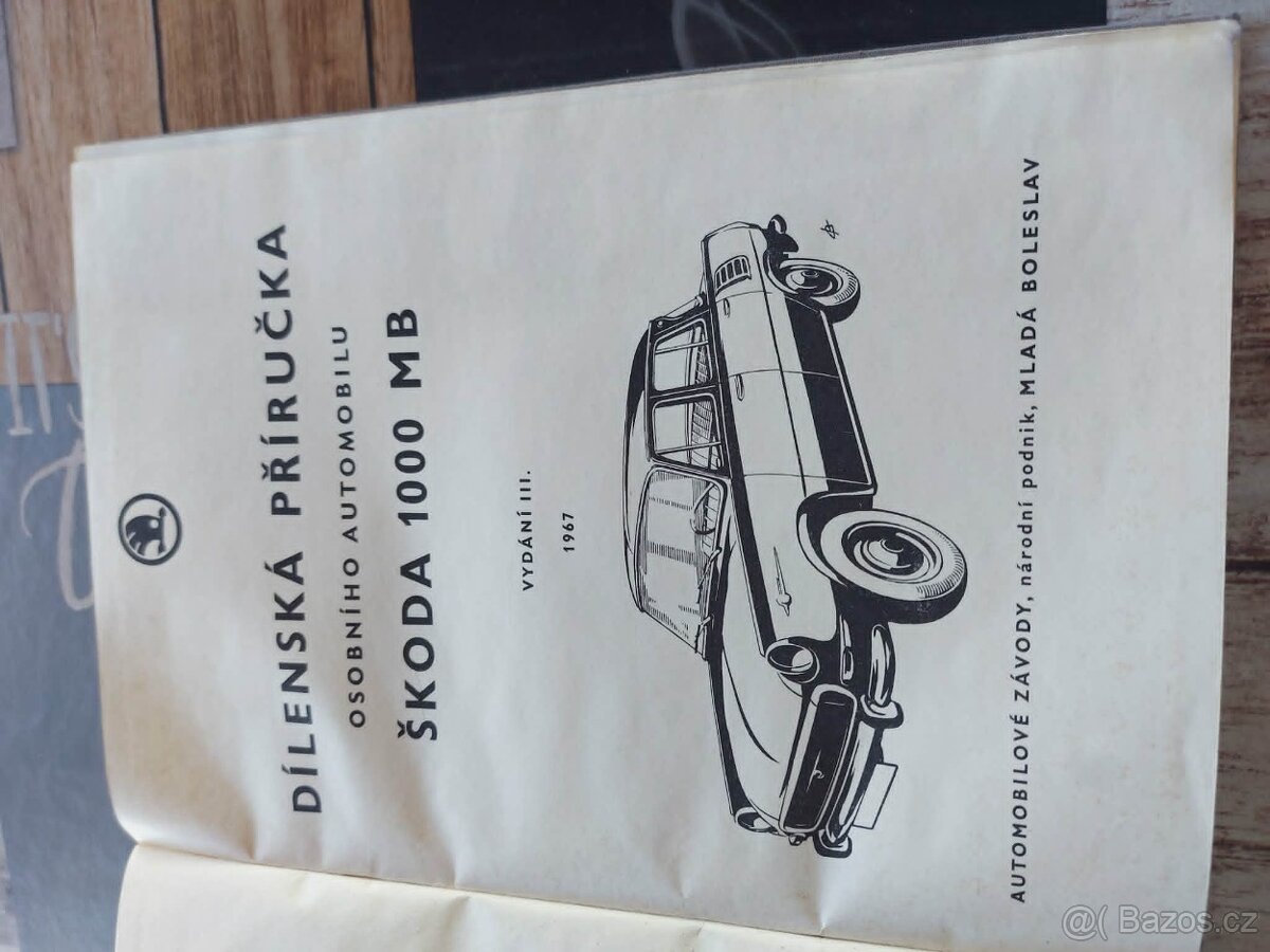 Prodám knihy Škoda 1000 MB - 2