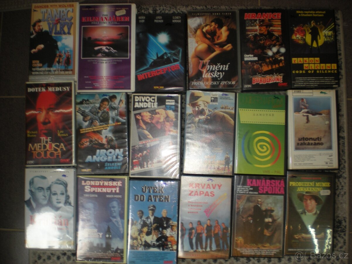 VHS kazety + VHS video - 2