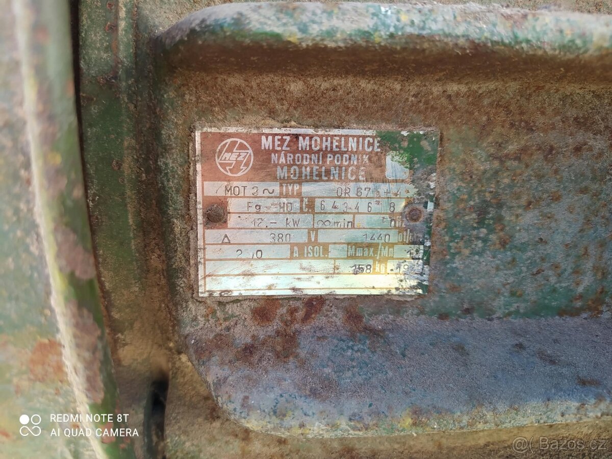 Prodám elektromotor 12KW - 2