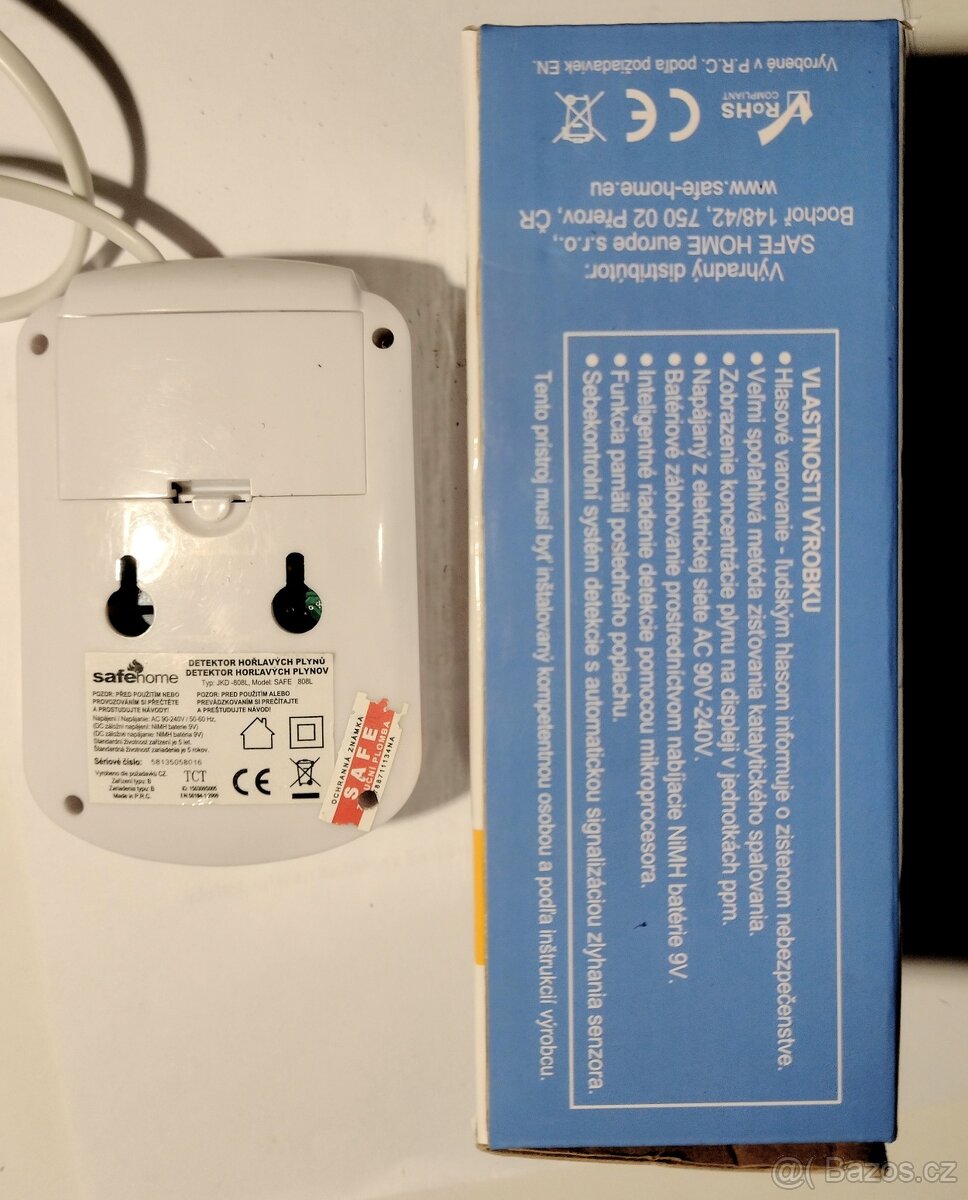 Detektor hořlavých a výbušných plynů SAFE 808L - 2