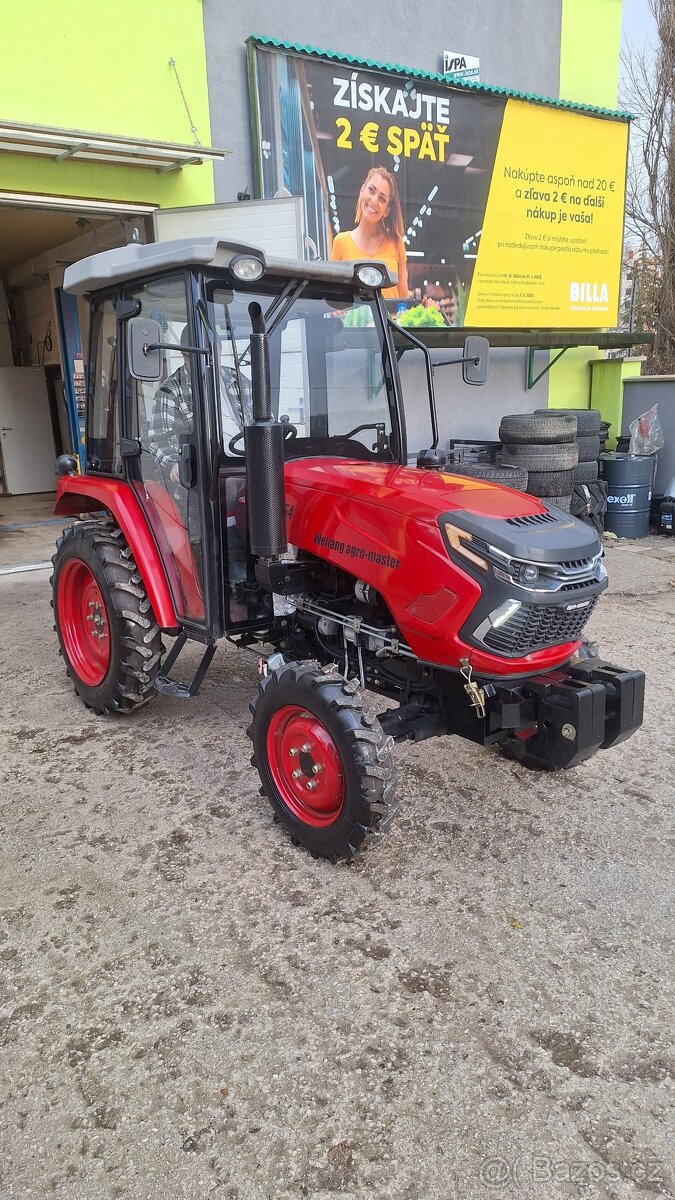 Predám Malotraktor 45hp 4x4 z vyhrievanou kabinou - 2