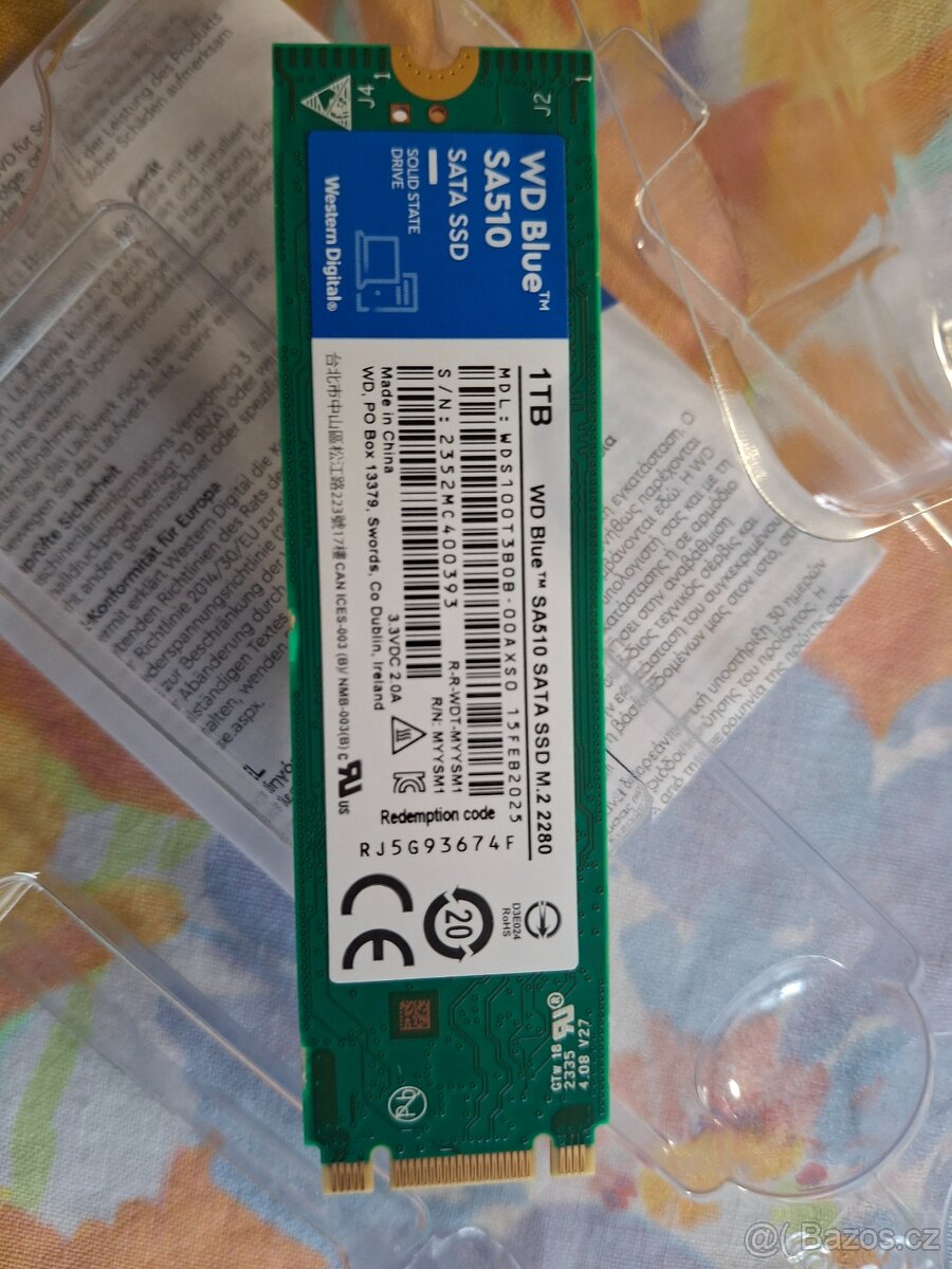 1TB SATA SSD WD SA510 - 2