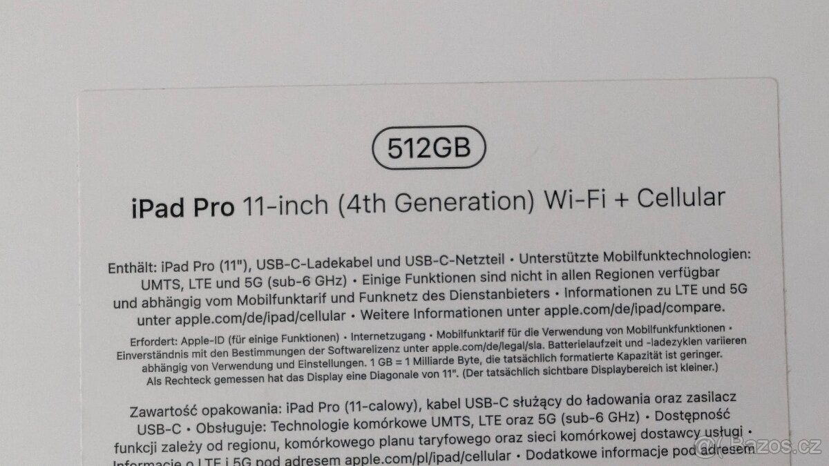 Apple iPad Pro 11" (2022) 512 GB Cellular stříbrný - 2