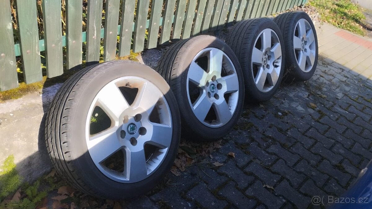 ALU kola Škoda Superb Solid 225/45 R17 - 2