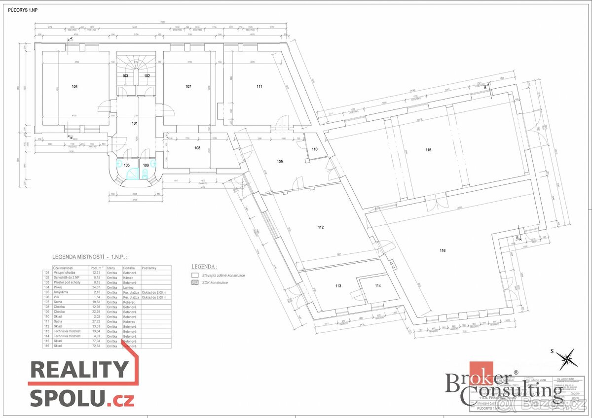 Prodej, komerční/ubytování, 554 m2, Prosečská 5048, Proseč n - 2