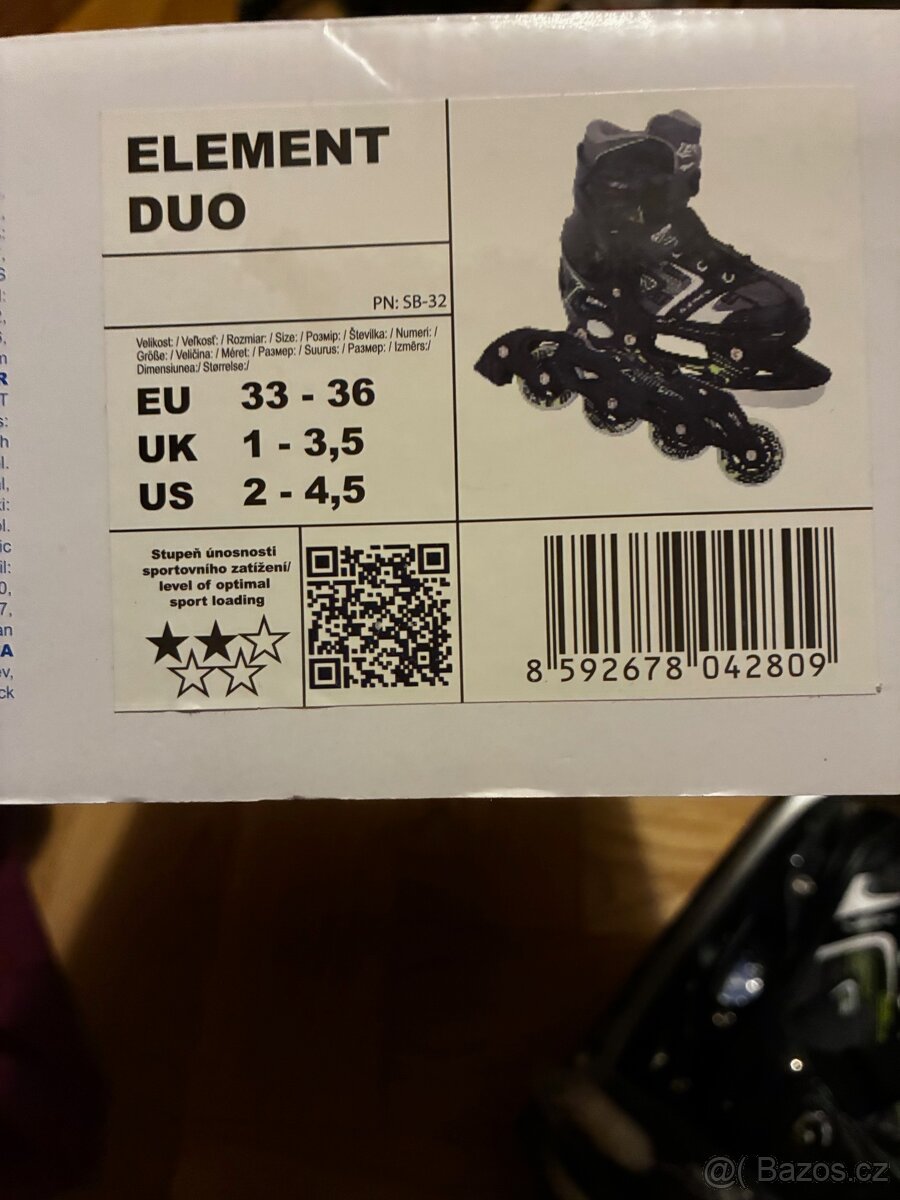 Chlapecké brusle 33-36 - 2