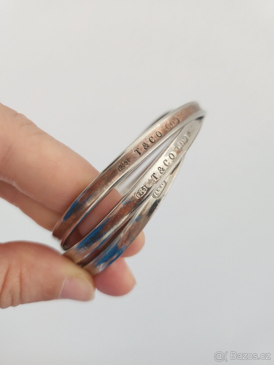 Stříbrný originální náramek Tiffany & Co 1997 - 2