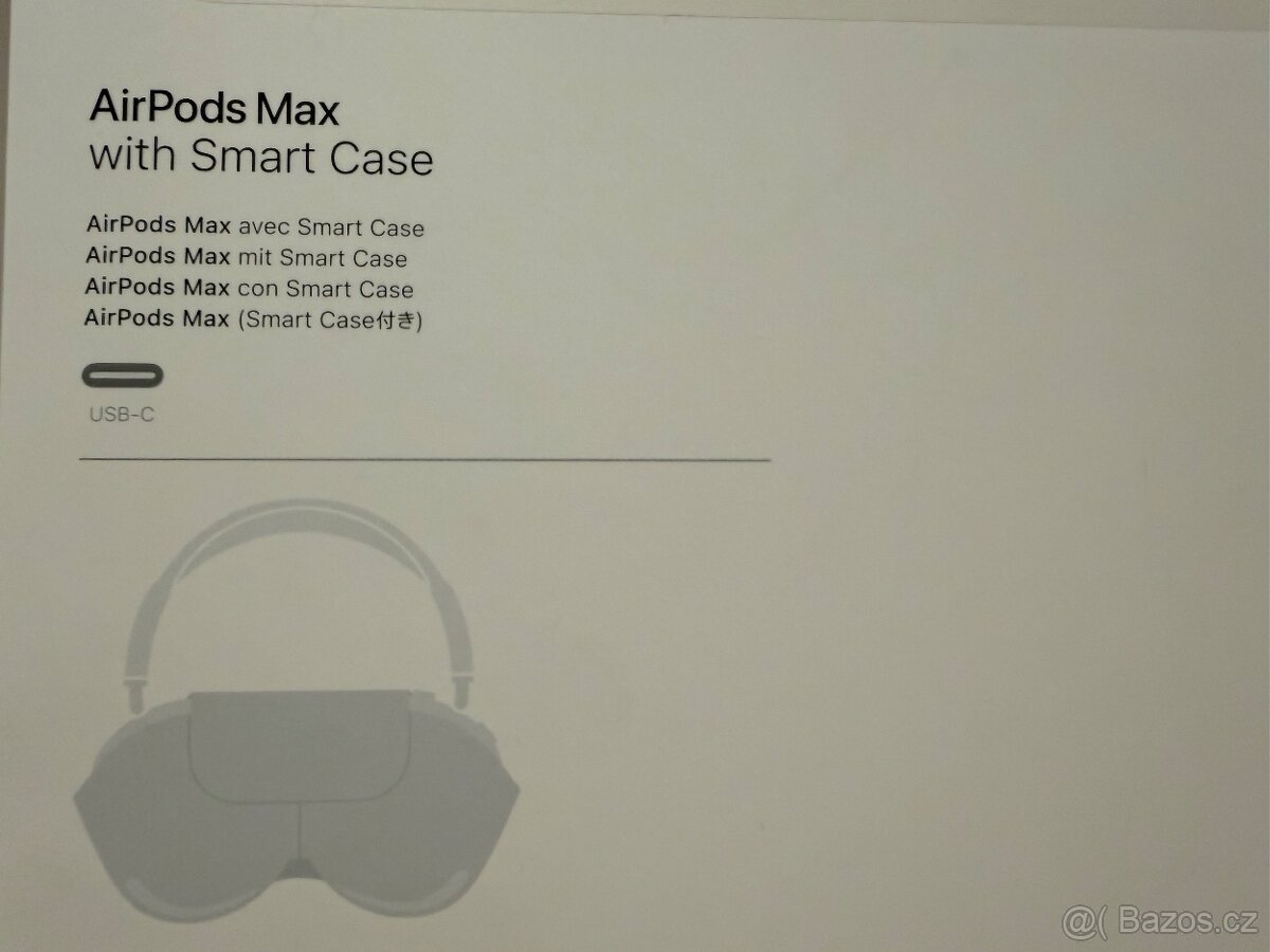 Airpods Max - inkoustové (modré), stav nových, záruka - 2