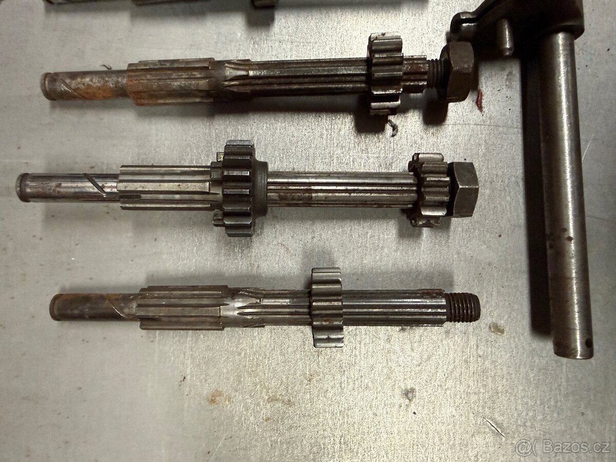 Jawa 500 OHC - Díly převodovky - 2