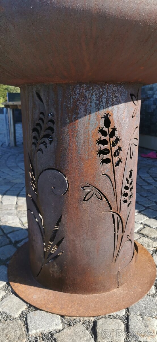 Venkovní, zahradní Gril corten - 2