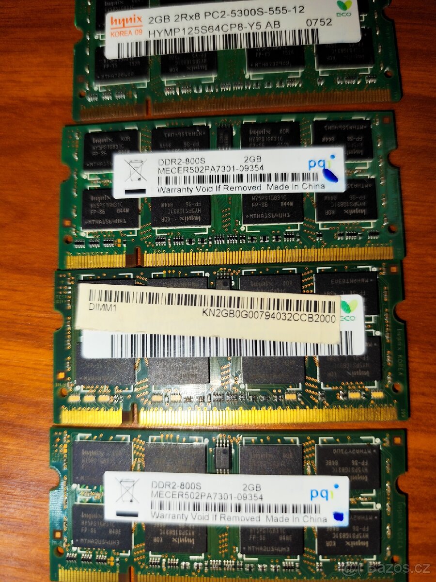 Operační paměti RAM 2GB ddr2 - 2