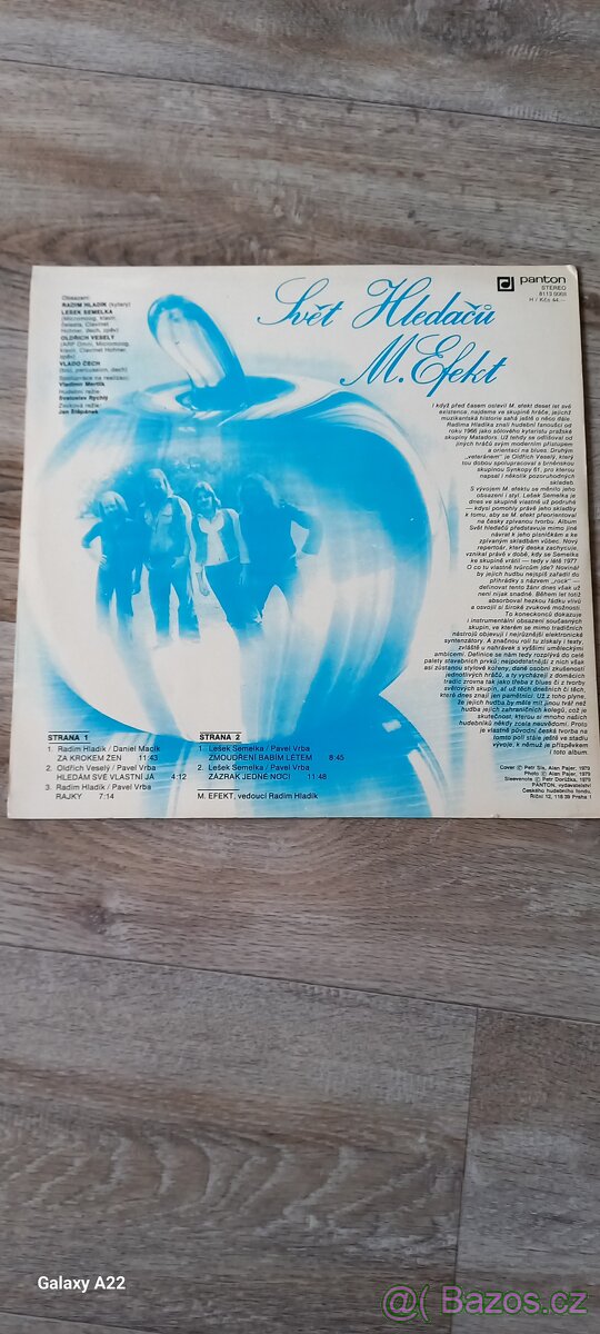 Prodam lp M. EFEKT SVET HLEDACU - 2
