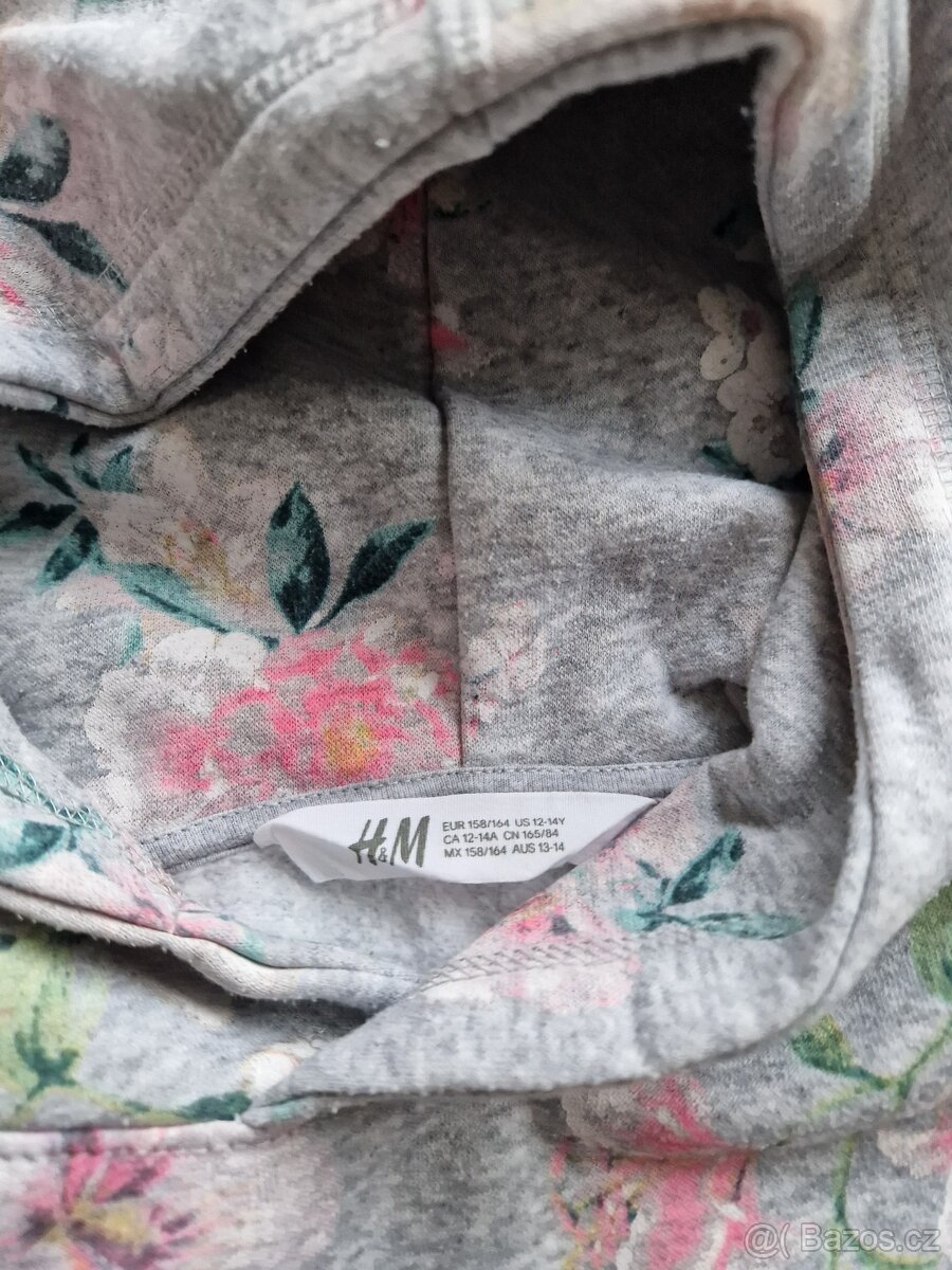 Mikina s kapucí, zn. H&M, vel. 158/164 - 2