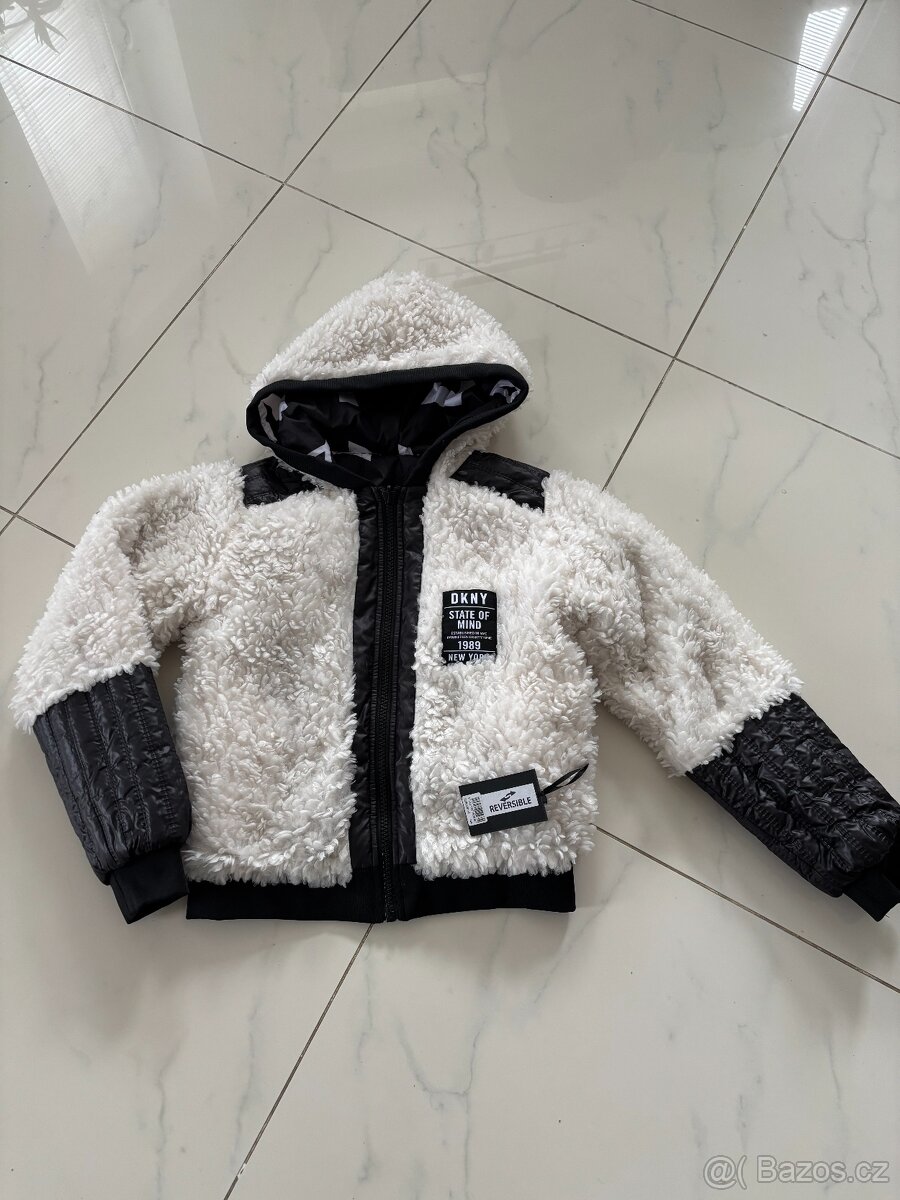 Dívčí oboustranná bunda DKNY - 2