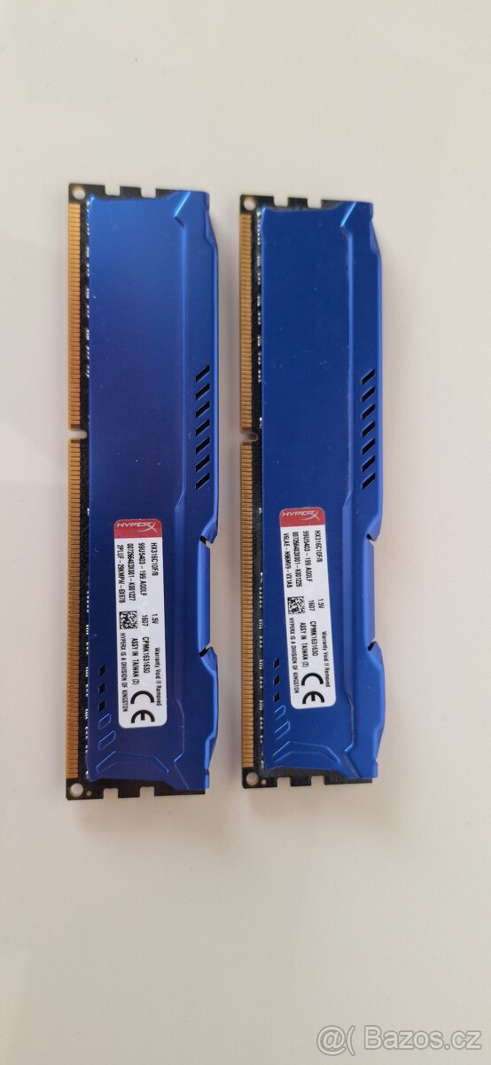 16GB RAM DDR3 HyperX Fury - 2