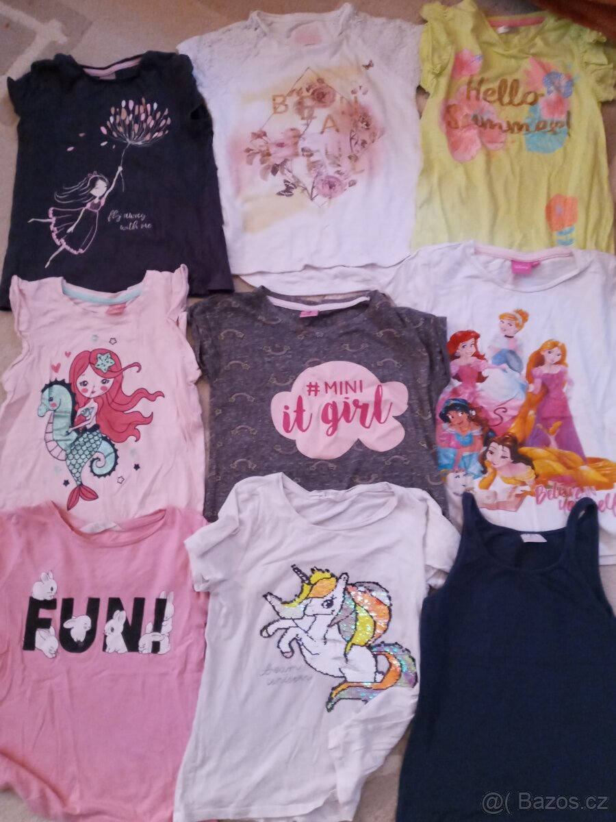 Dětské dívčí oblečení 5-7 let (celkem 28 kusů) - 2