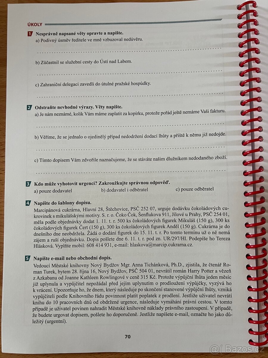 Písemná a elektronická komunikace - 2