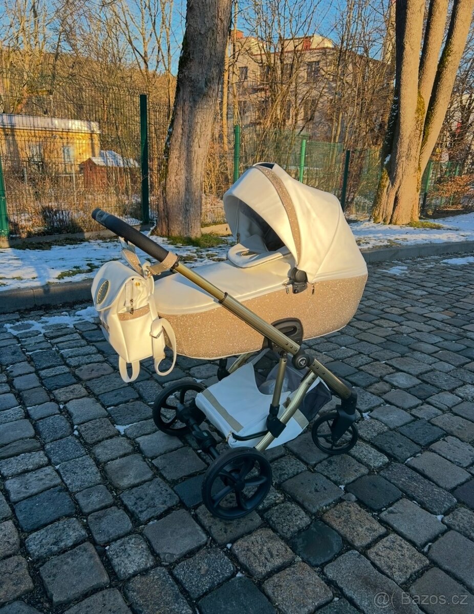 Kočárek 2v1 Junama glitter v3 - 2