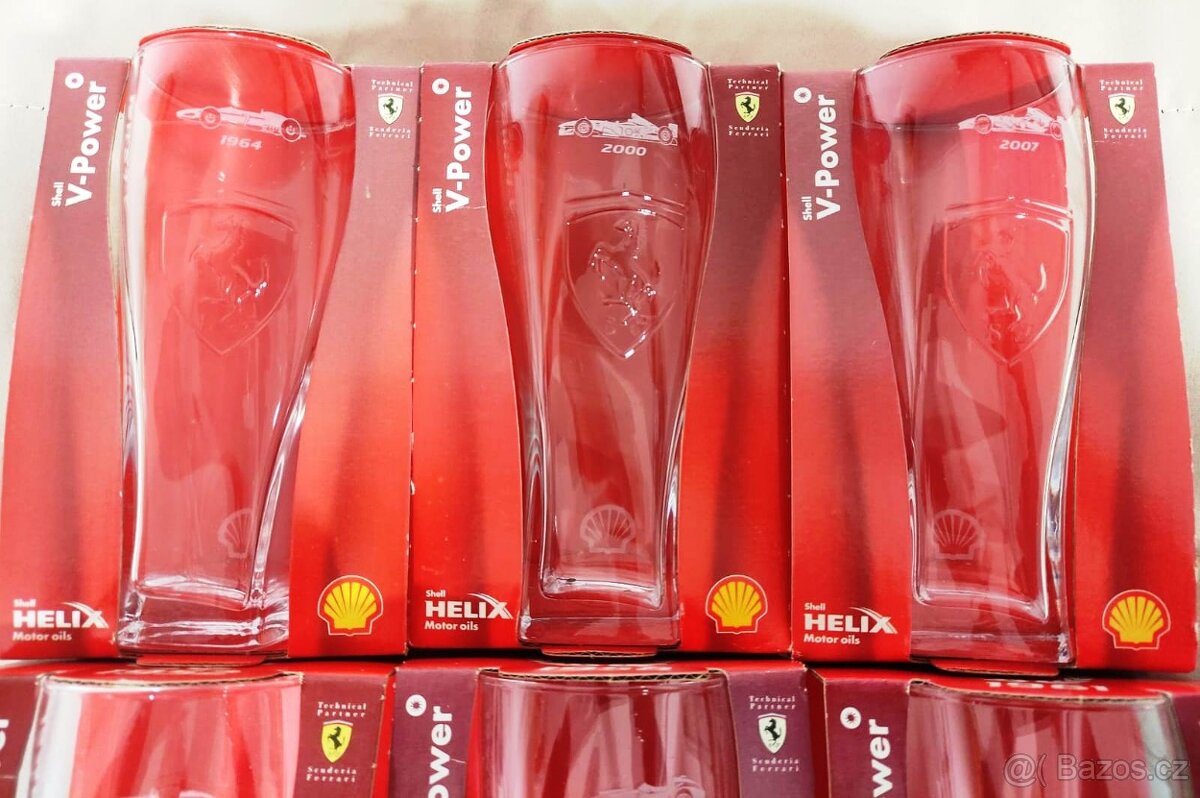 Sklenice Ferrari, limitovaná edice 6 ks - 2