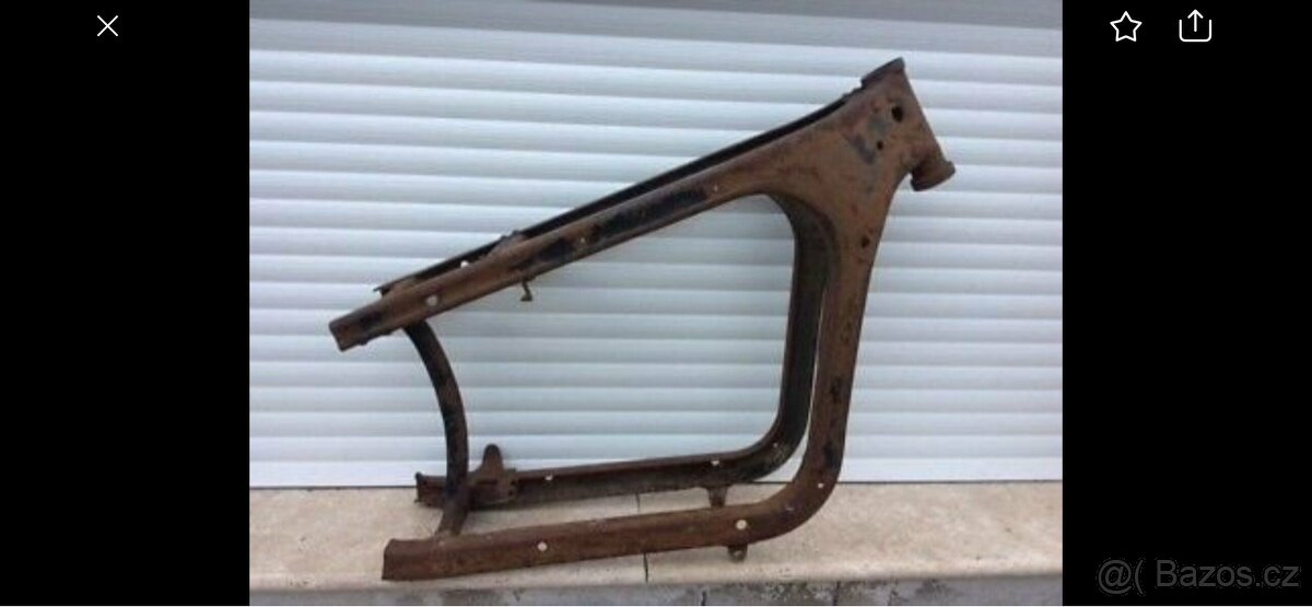 BMW R12, koupím rám, přední vidlici. - 2