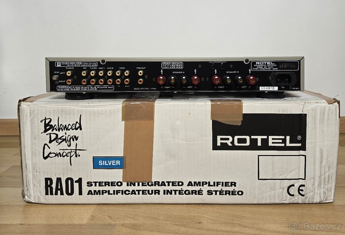 Rotel RA-01 / steeo zosilnovac,Phono - 2