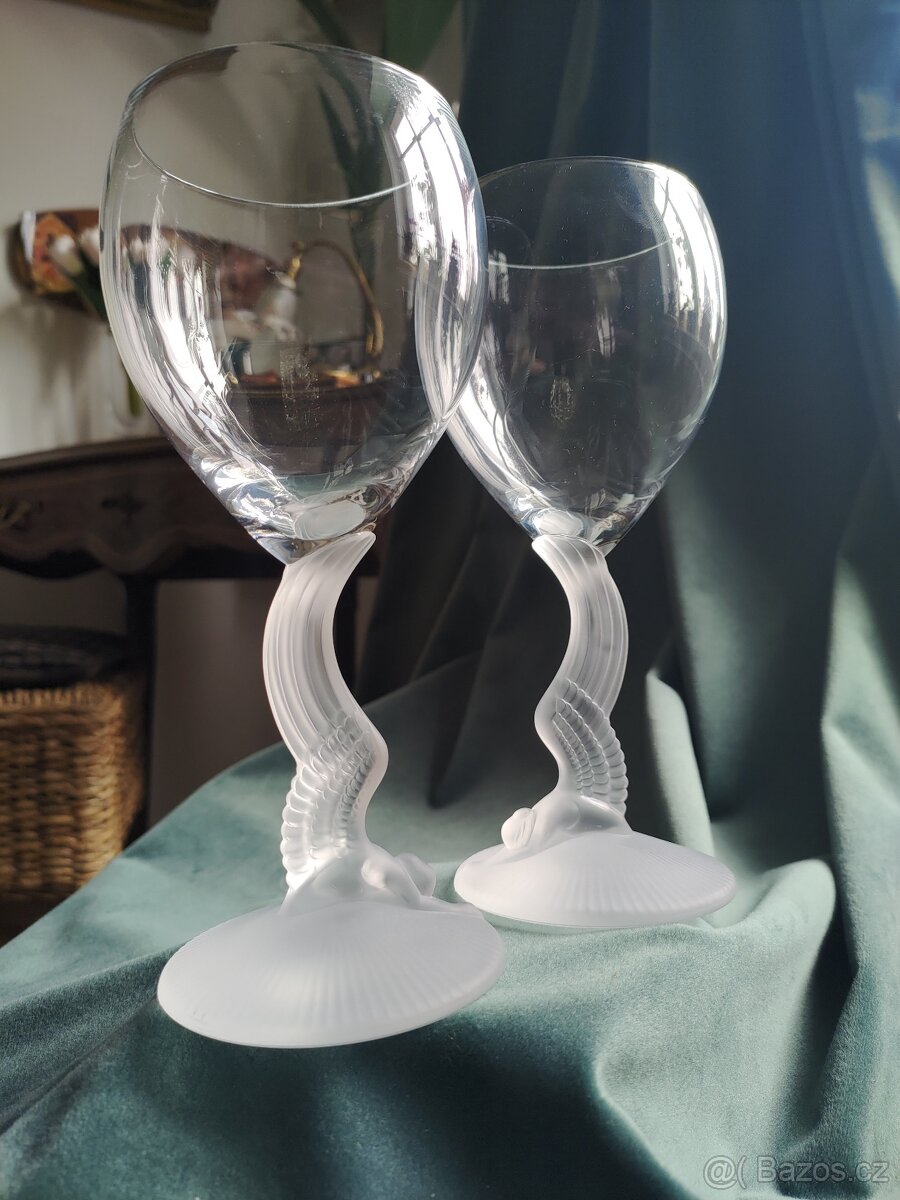 Luxusní párové skleničky na víno - ART DECO - 2