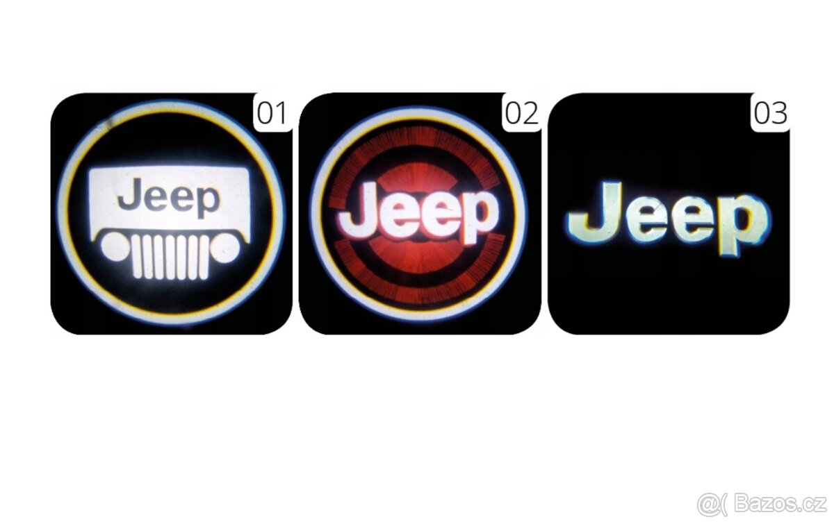 Led logo projektor Jeep - 2