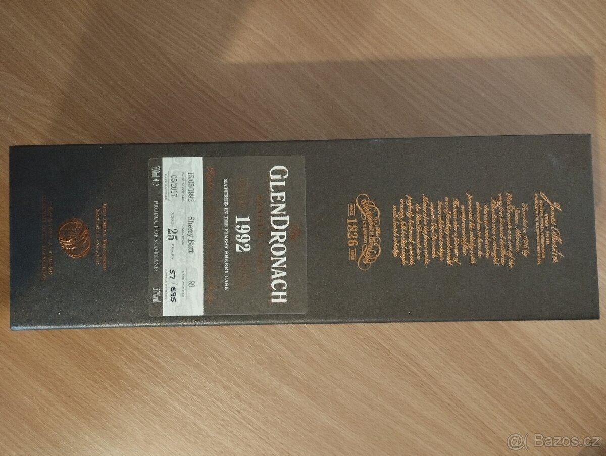 Whisky Glendronach 1992 25 year old cask #89 - 2