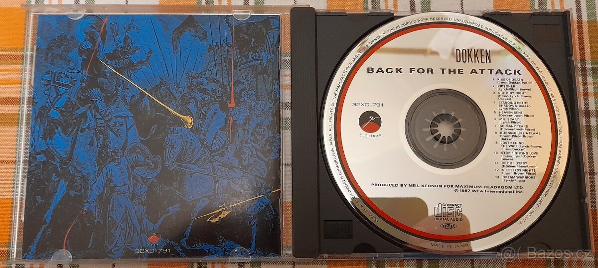 CD DOKKEN - BACK FOR THE ATTACK 1987 1.JAPAN PRESS - 2