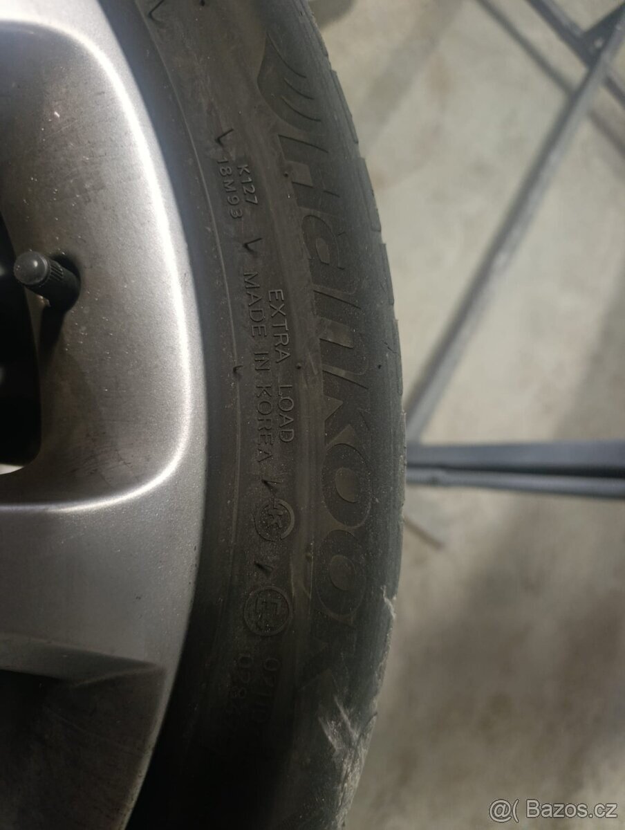 Originál disky superb s pneu 225/45/R17 - 2