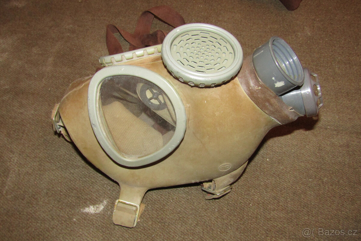 Plynová maska CM-4 + M52 - 2