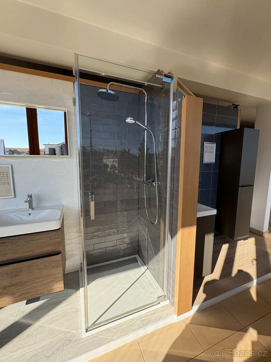 Sprchový kout + vanička 80x80cm Ronal(Sanswiss) - 2