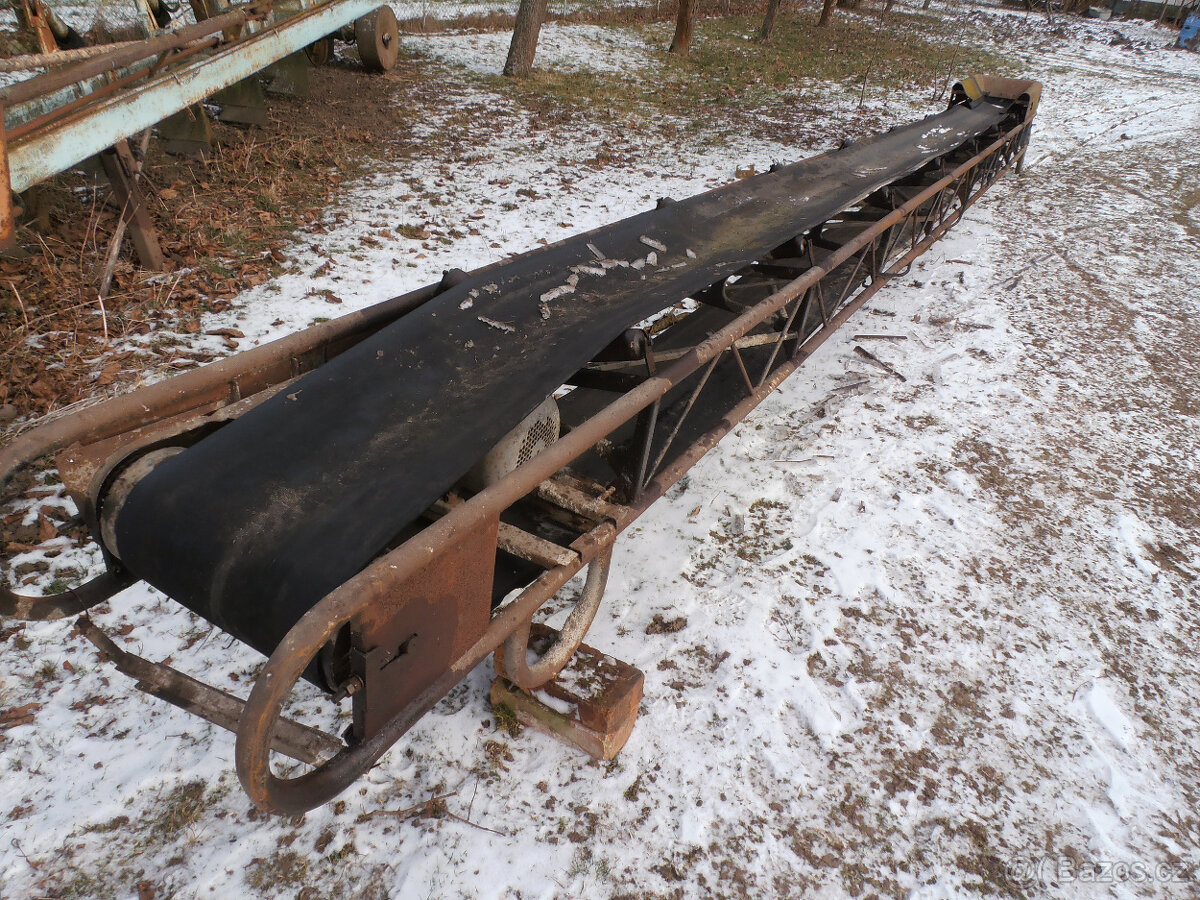 Pásový dopravník 8m - 2