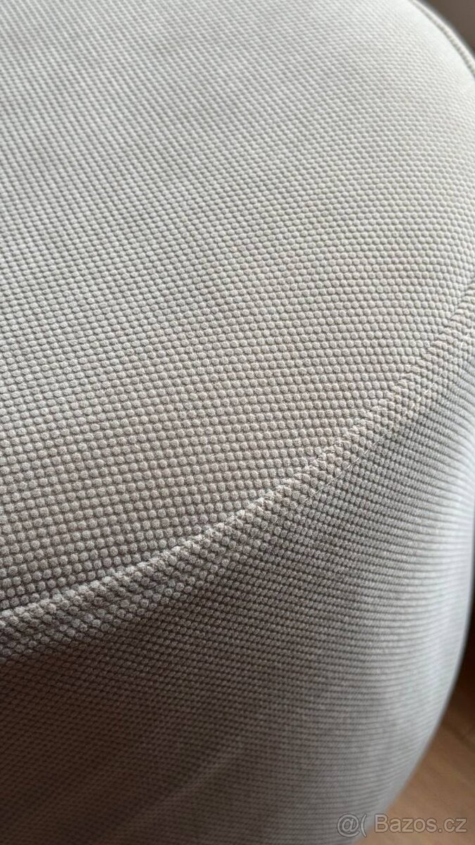 Kulatá šedá stolička - 2