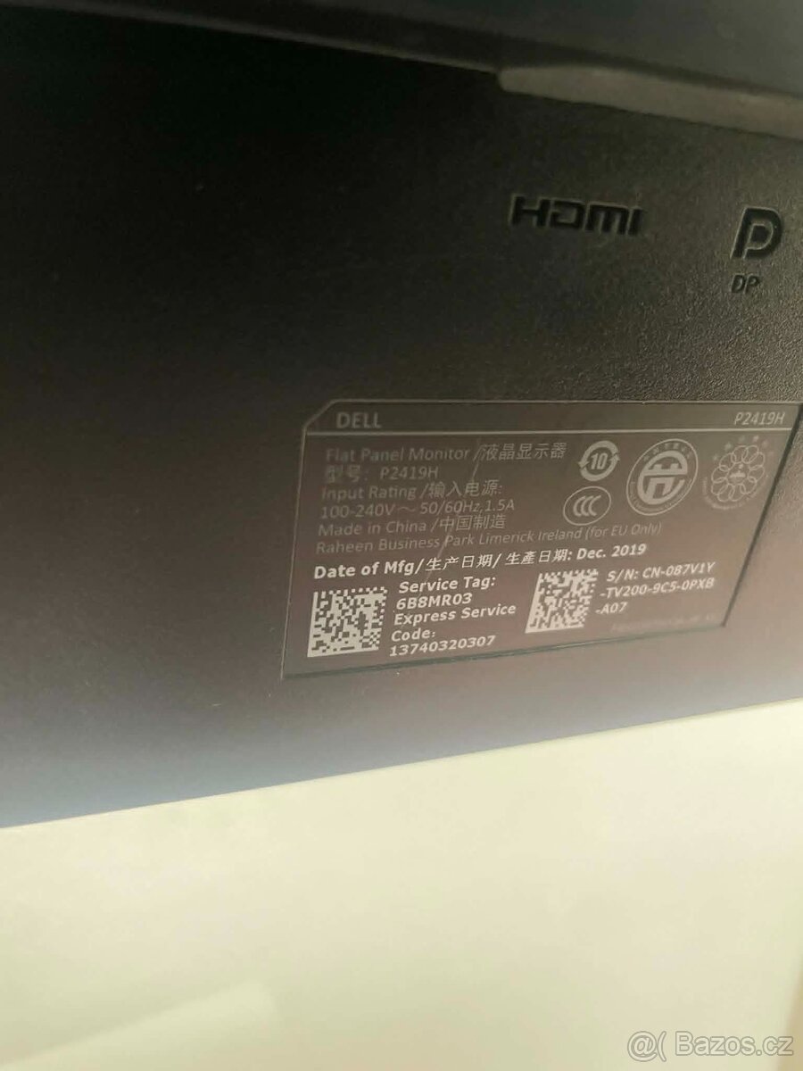 Monitor Dell P2419H - 2