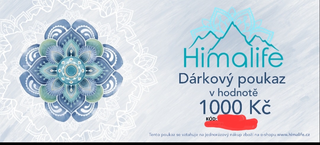 DÁRKOVÝ POUKAZ PC 2000 Kč 2xHIMALIFE - 2