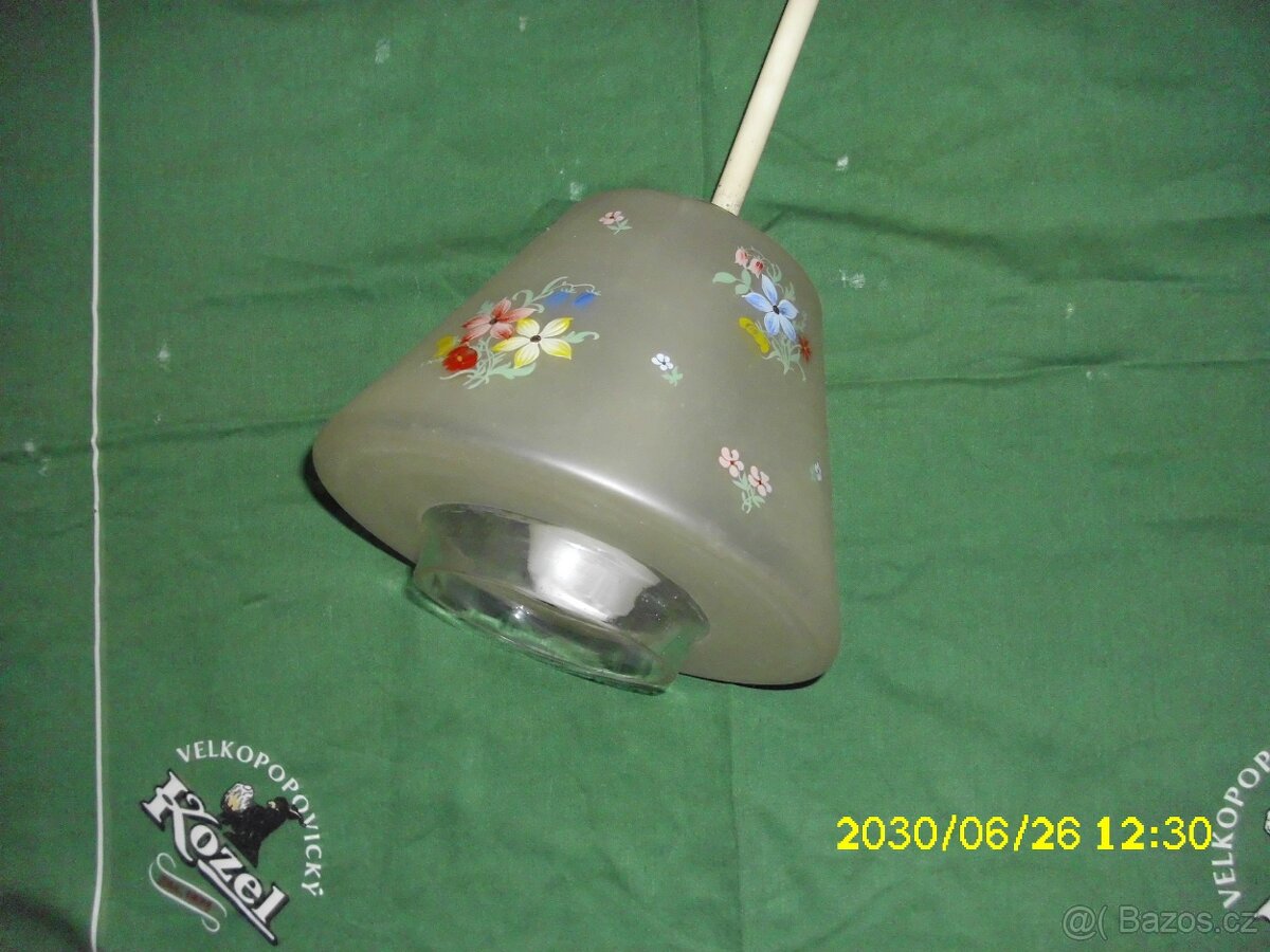 STARY SKLENĚNY LUSTR - 2