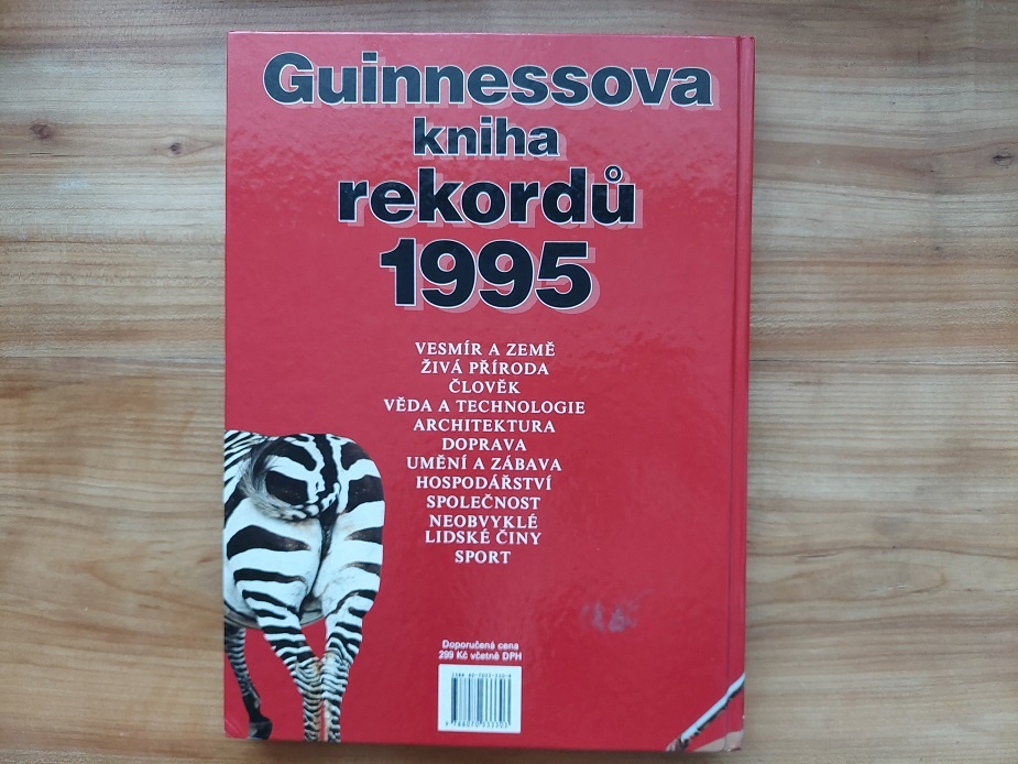 Guinnessova Guinessova kniha rekordů 1995 zlaté devadesátky - 2