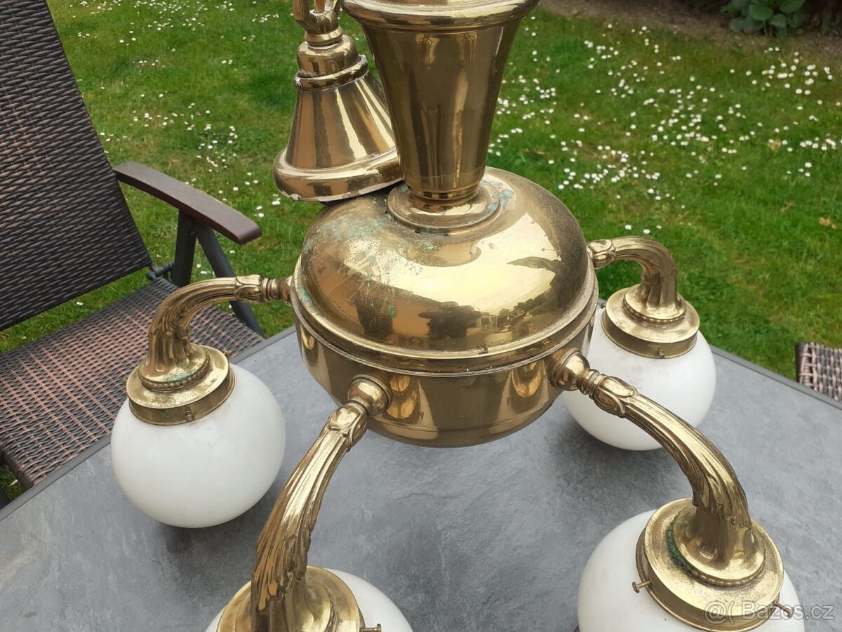 Lustr mosaz starožitnost - 2