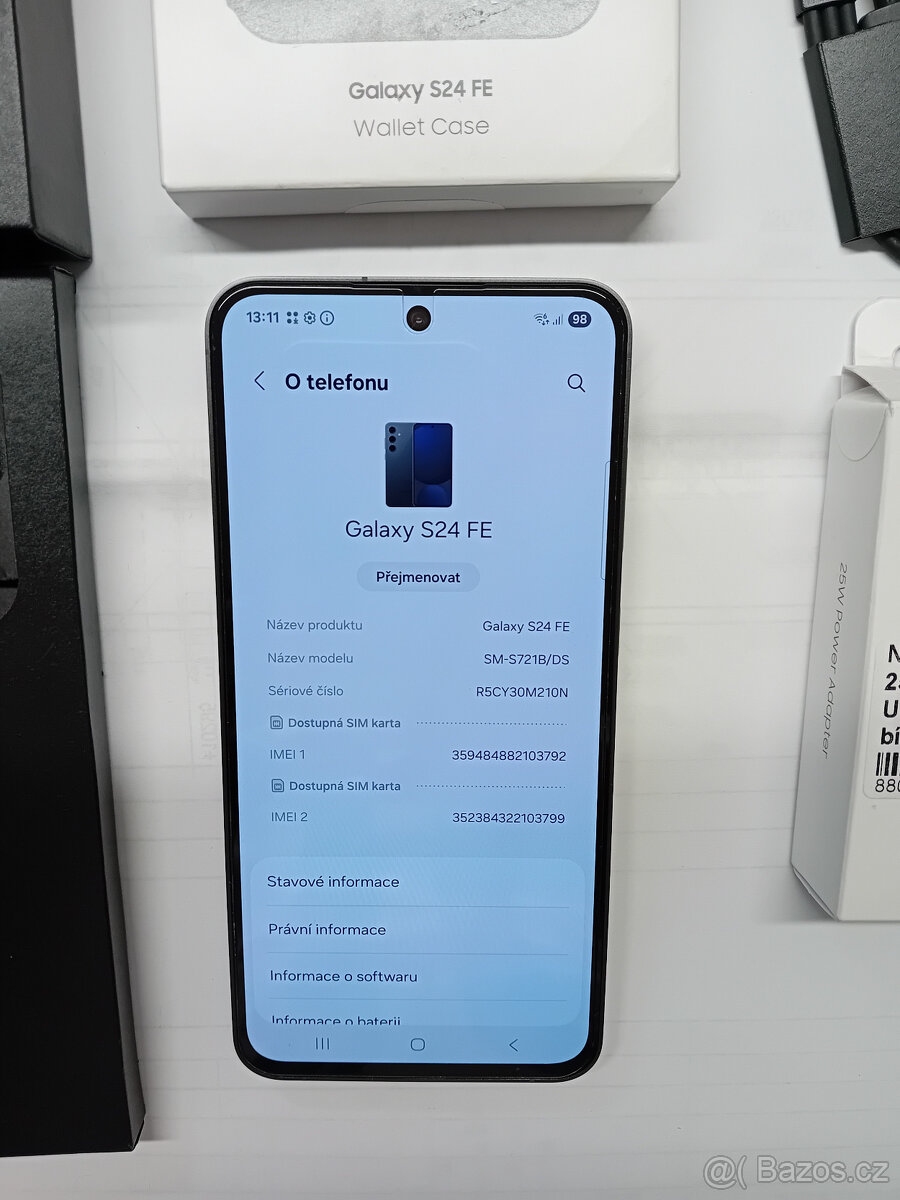 Samsung Galaxy S24 FE- 5G, RAM 8GB/256GB, TOP STAV - 2
