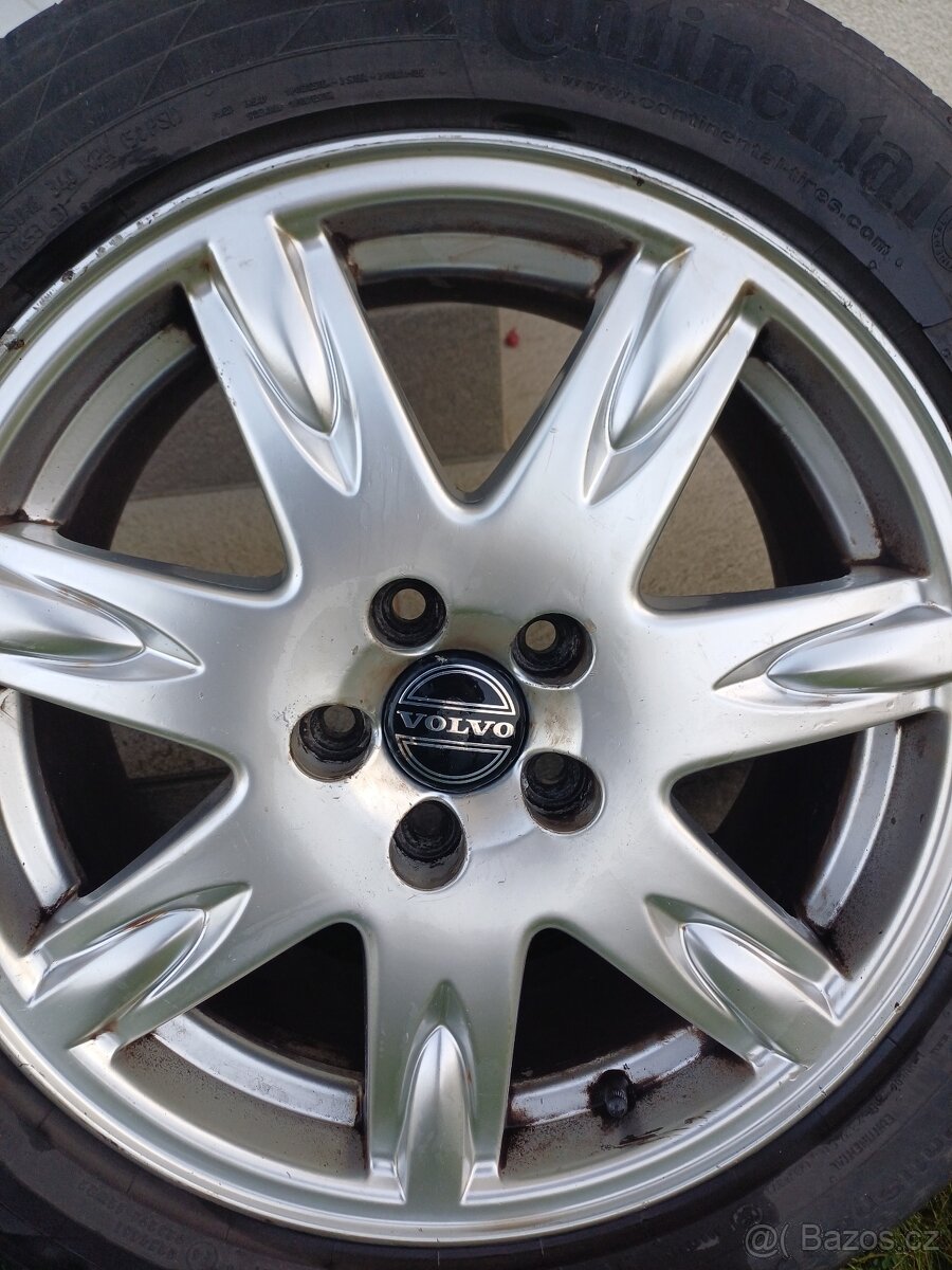 Sada alu kol volvo thor r17, 5x 108, letní pneu - 2