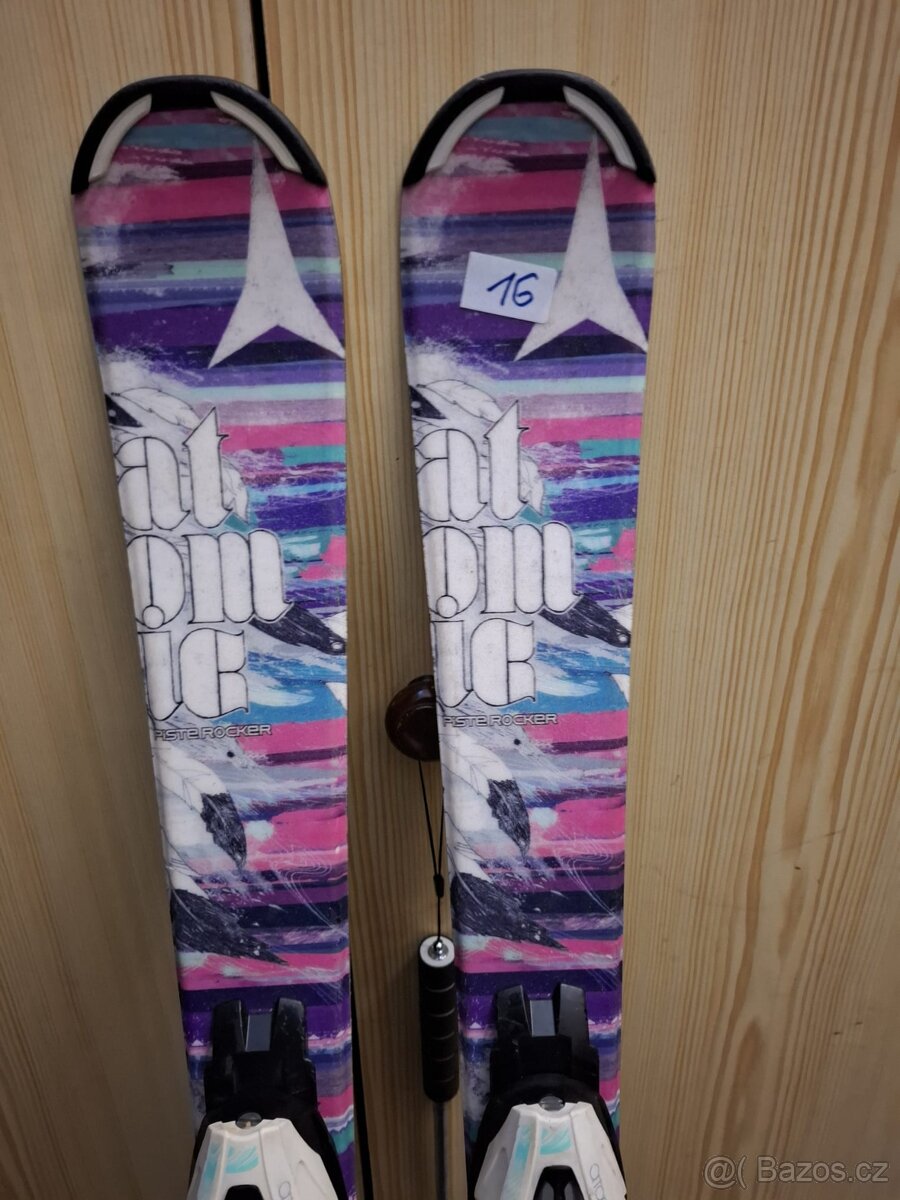 Dětské carvingové lyže Atomic délka 100cm - 2