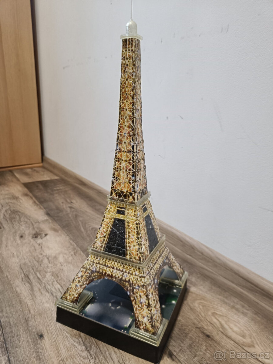 3x 3D svítící puzzle - Eiffelovka, Bigben,Socha svobody - 2