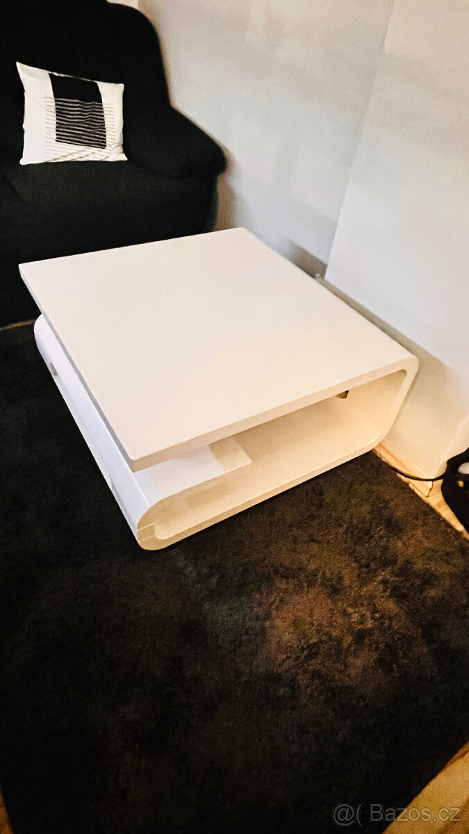 Konferenční stolek bílý - 2